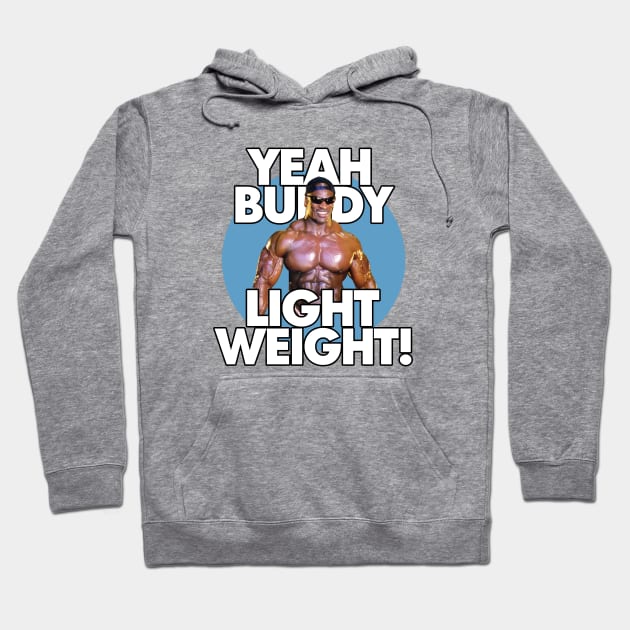 Buddy for Girl Ronnie Coleman Fit Exercise Hip Hop Hoodie by Visionary Canvas